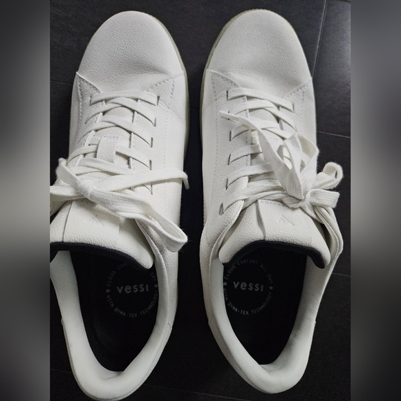 Vessi White and Gray Women's Sneakers - Picture 8 of 8